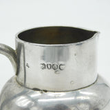 Victorian Sterling Silver Milk Churn Form Cream Jug Antique 1889 London