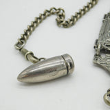 Victorian Sterling Silver Art Nouveau Chatelaine with Tools Antique c1860