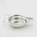 George I Sterling Silver Scrolled Handle Pap Boat Jug Antique 1726 London