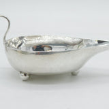 George I Sterling Silver Scrolled Handle Pap Boat Jug Antique 1726 London