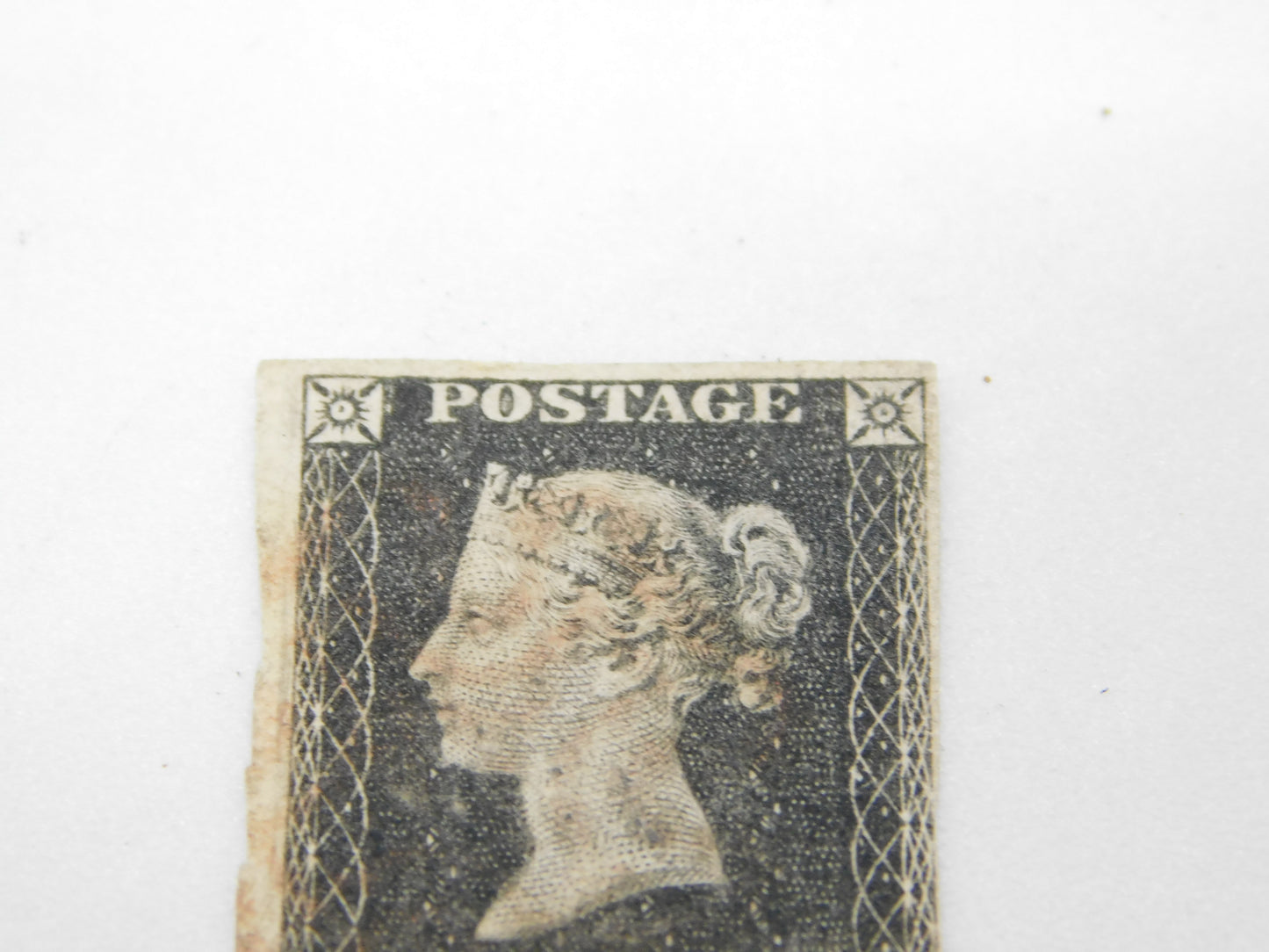 GB SG3 May 6-8 Penny Black Stamp Fine Fresh Margin GA Antique 1840 Victorian