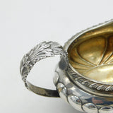 George IV Sterling Silver Paw Foot Fluted Cream Jug Antique 1824 London