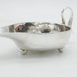 George I Sterling Silver Scrolled Handle Pap Boat Jug Antique 1726 London