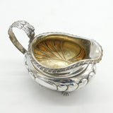 George IV Sterling Silver Paw Foot Fluted Cream Jug Antique 1824 London