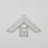 Large Sterling Silver Masonic Collar Medal Antique 1927 Art Deco London Inscribed