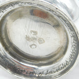 George II Sterling Silver Floral Pattern Christening Mug Antique 1757 London