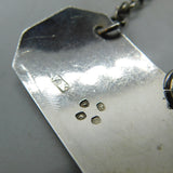 Early Victorian Sterling Silver Marsala Wine Decanter Label Antique 1844 London