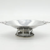 Scottish Arts & Crafts Sterling Silver Planished Bowl or Dish 1958 Edinburgh