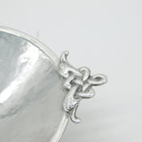 Scottish Arts & Crafts Sterling Silver Planished Bowl or Dish 1958 Edinburgh