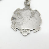 Victorian Sterling Silver Double Albert Watch Chain 1896 Birmingham Antique
