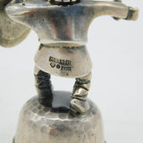 Swedish Heavy Sterling Silver Cast Viking Warrior Figure Vintage 1976