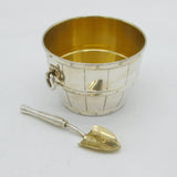 Asprey & Co. Sterling Silver Caviar Bowl & Spoon Vintage 1996 London