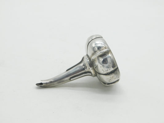 George III Sterling Silver Melon Form Wine Funnel Antique c1800