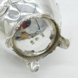 William IV Sterling Silver Floral Pattern Cream Jug Antique 1835 London