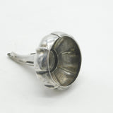 George III Sterling Silver Melon Form Wine Funnel Antique c1800