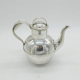 Victorian Silver Plated Novelty Guernsey Can Two Pint Teapot Antique c1890