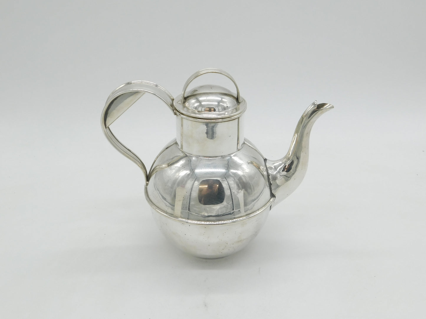 Victorian Silver Plated Novelty Guernsey Can Two Pint Teapot Antique c1890