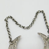 Hester Bateman Georgian Sterling Silver 'Madeira' Crescent Form Decanter Label