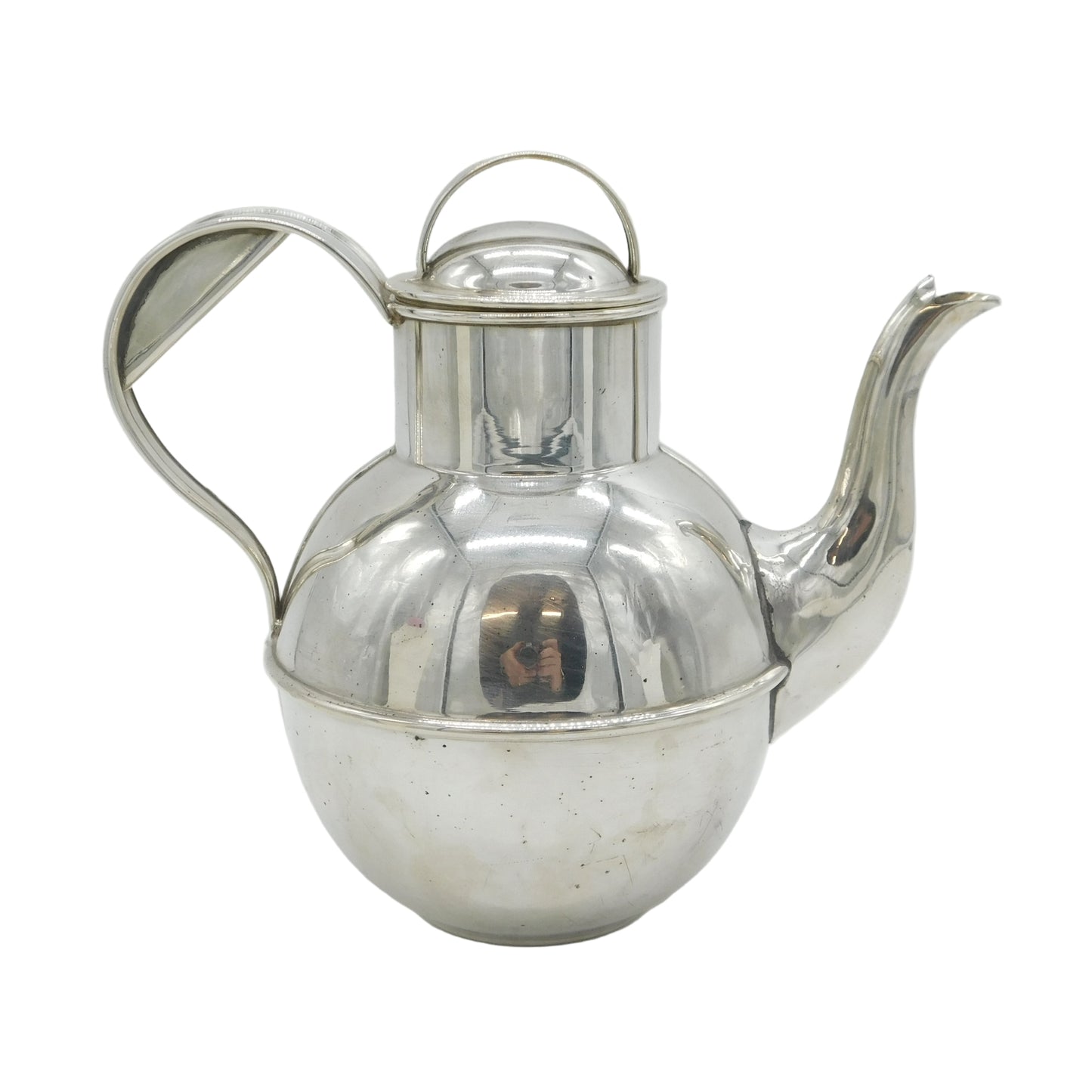 Victorian Silver Plated Novelty Guernsey Can Two Pint Teapot Antique c1890