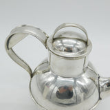 Victorian Silver Plated Novelty Guernsey Can Two Pint Teapot Antique c1890