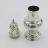 George III Sterling Silver Baluster Muffineer Sugar Caster Antique 1776 London