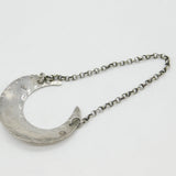 Hester Bateman Georgian Sterling Silver 'Madeira' Crescent Form Decanter Label