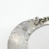 Hester Bateman Georgian Sterling Silver 'Madeira' Crescent Form Decanter Label