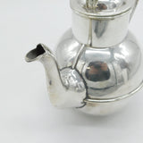 Victorian Silver Plated Novelty Guernsey Can Two Pint Teapot Antique c1890