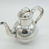 Victorian Silver Plated Novelty Guernsey Can Two Pint Teapot Antique c1890