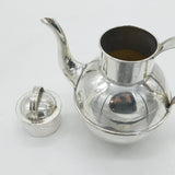 Victorian Silver Plated Novelty Guernsey Can Two Pint Teapot Antique c1890