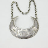 Hester Bateman Georgian Sterling Silver 'Orange Gin' Decanter Label c1770