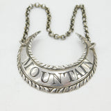 Hester Bateman Georgian Sterling Silver 'Mountain' Wine Decanter Label c1770