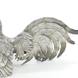 Cast Sterling Silver Cockerel Chicken Statue Figurine Vintage 1975 London