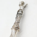 Victorian Large Sterling Silver 'Ver Non Semper Viret' Vernon Heraldic Seal 1894