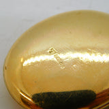 9ct Yellow Gold Floral Pattern Sweetheart Locket Pendant Vintage 1994 Birmingham