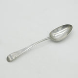 George III Hester Bateman Sterling Silver Serving Spoon Antique 1781 London