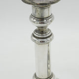 George III Pair of Sterling Silver Table Candlesticks Antique 1816 Sheffield