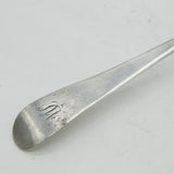 George III Hester Bateman Sterling Silver Serving Spoon Antique 1781 London