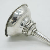 Irish George III Sterling Silver Crested Wine Funnel Antique 1808 Dublin