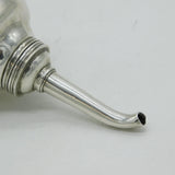 Irish George III Sterling Silver Crested Wine Funnel Antique 1808 Dublin