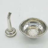 Irish George III Sterling Silver Crested Wine Funnel Antique 1808 Dublin