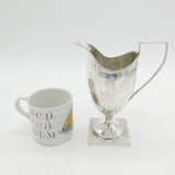 18th Century Philadelphia C. Wiltberger Sterling Silver Cream Jug Antique USA