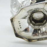 George III Sterling Silver Floral Decorated Sugar Bowl Antique 1799 London