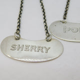 Harrods Ltd Set of Sterling Silver Decanter Labels Antique 1936 London Art Deco