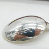 Boxed Sterling Silver British Monarchs Teaspoon Set Antique 1936 Birmingham