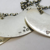 Harrods Ltd Set of Sterling Silver Decanter Labels Antique 1936 London Art Deco