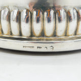 George III Sterling Silver & Wooden Bottle Coaster Antique c1810 Sheffield