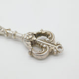 Victorian Large Silver Plated Ornate Cathedral Or City Key Antique c1880