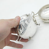 A.E Jones Pair of Sterling Silver Arts & Crafts Dishes Antique 1935 Birmingham