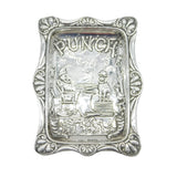 Victorian Sterling Silver 'Mr Punch' Pin or Ring Dish Antique 1894 Birmingham